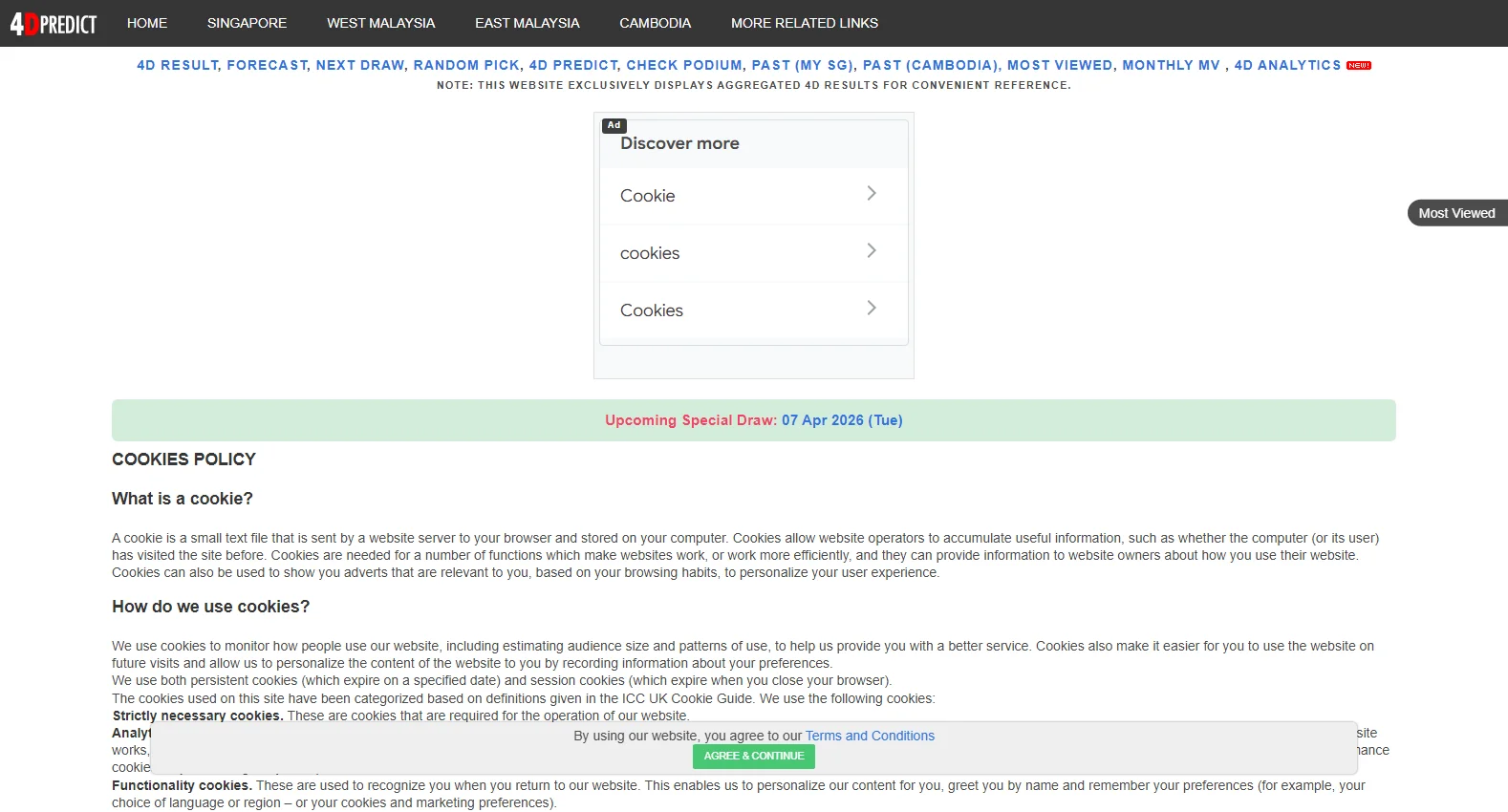 4dpredict.com screenshot
