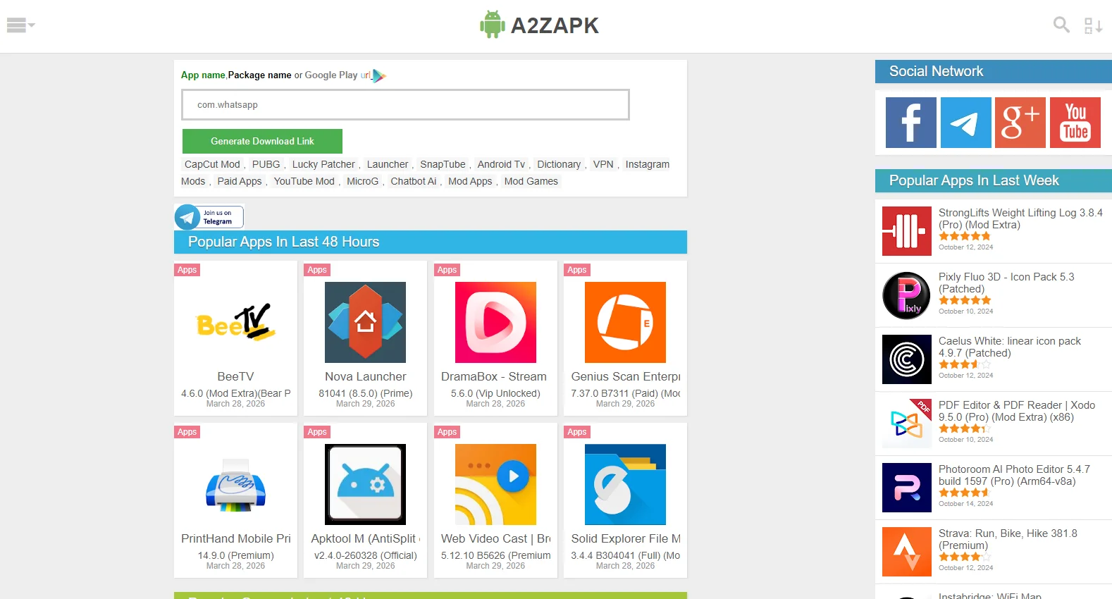 a2zapk.com screenshot