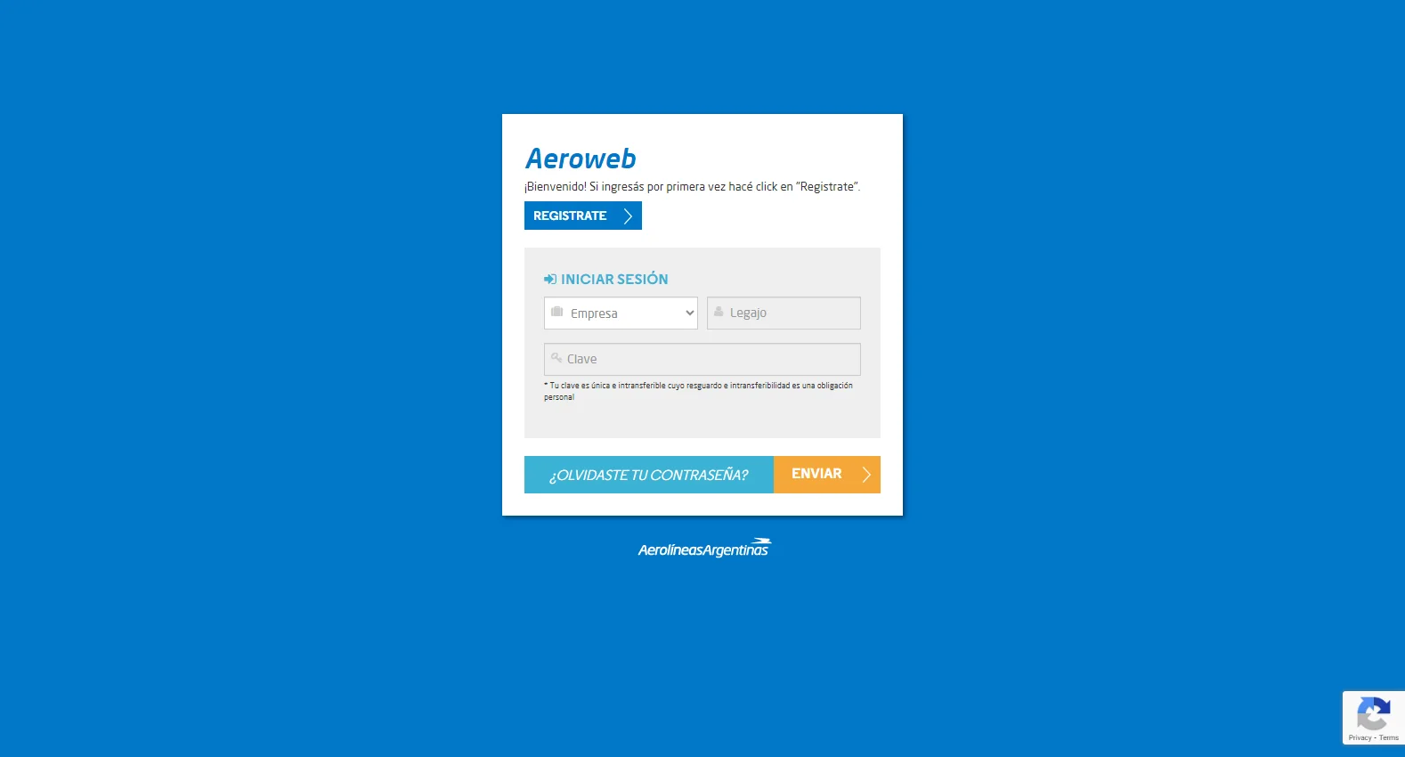 aeroweb.aerolineas.com.ar screenshot