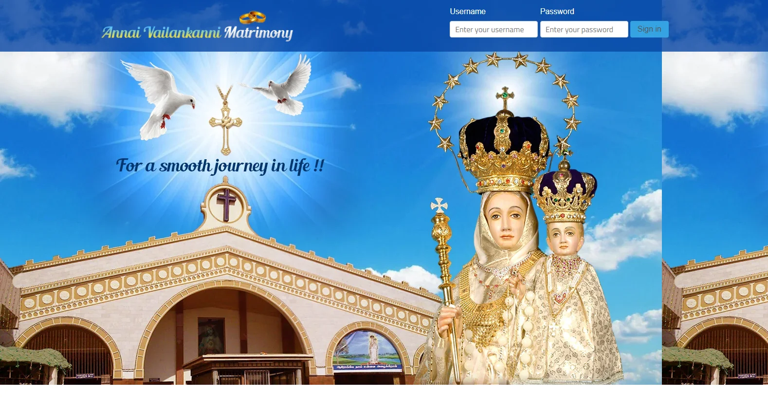 annaivailankannimatrimony.com screenshot