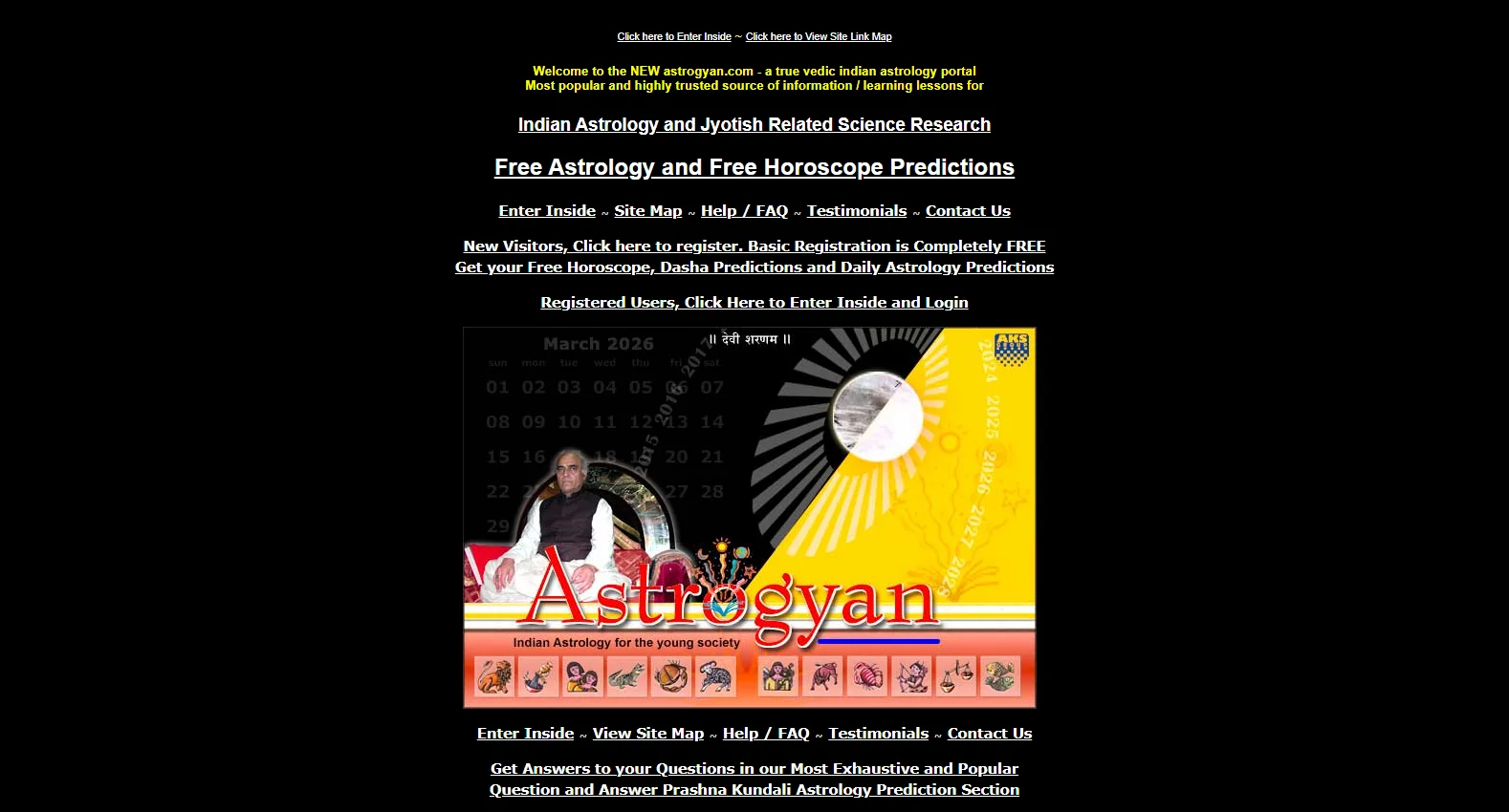 astrogyan.com screenshot