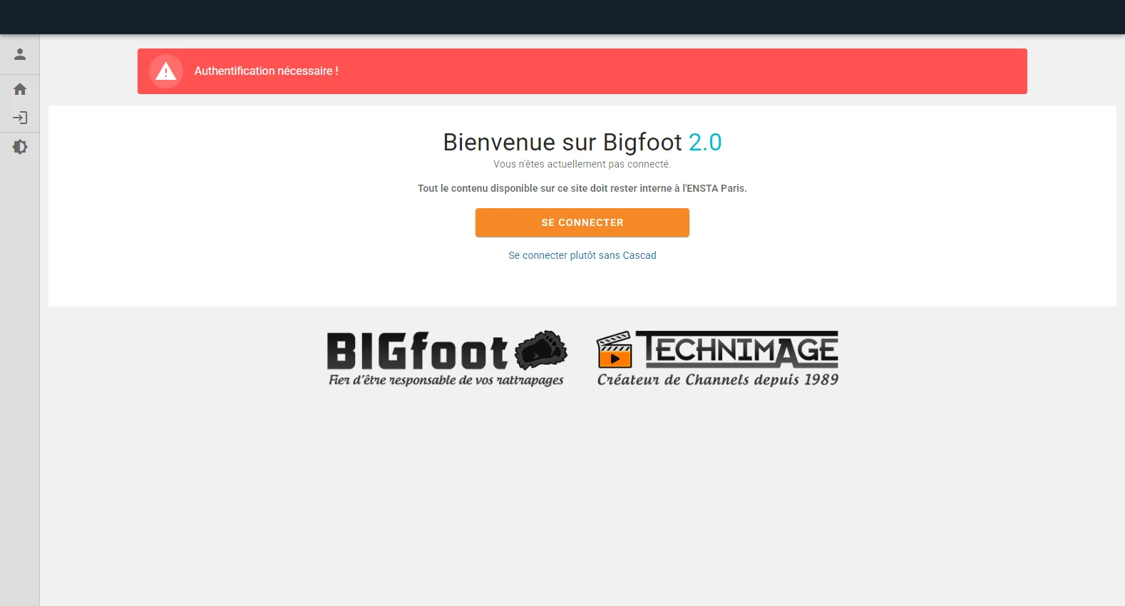 bigfoot.ensta.fr screenshot