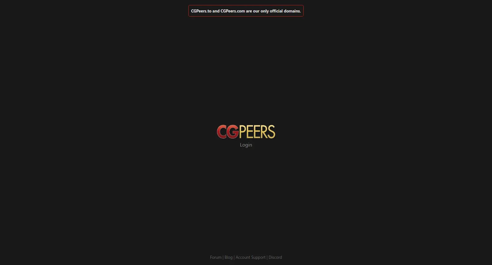 cgpeers.com screenshot