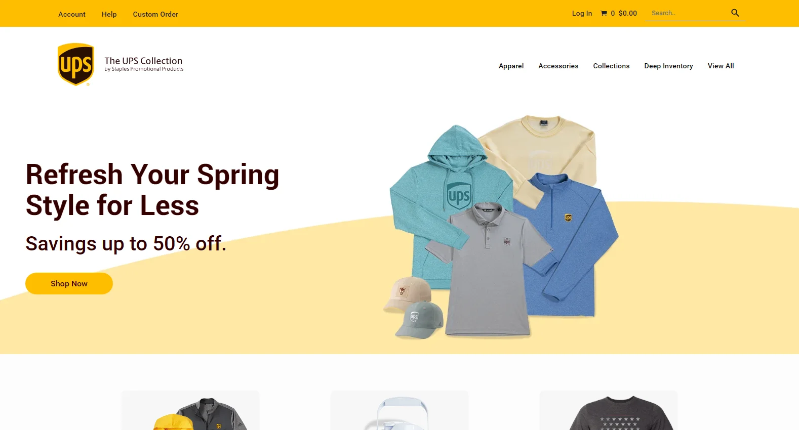collection.corpmerchandise.com screenshot