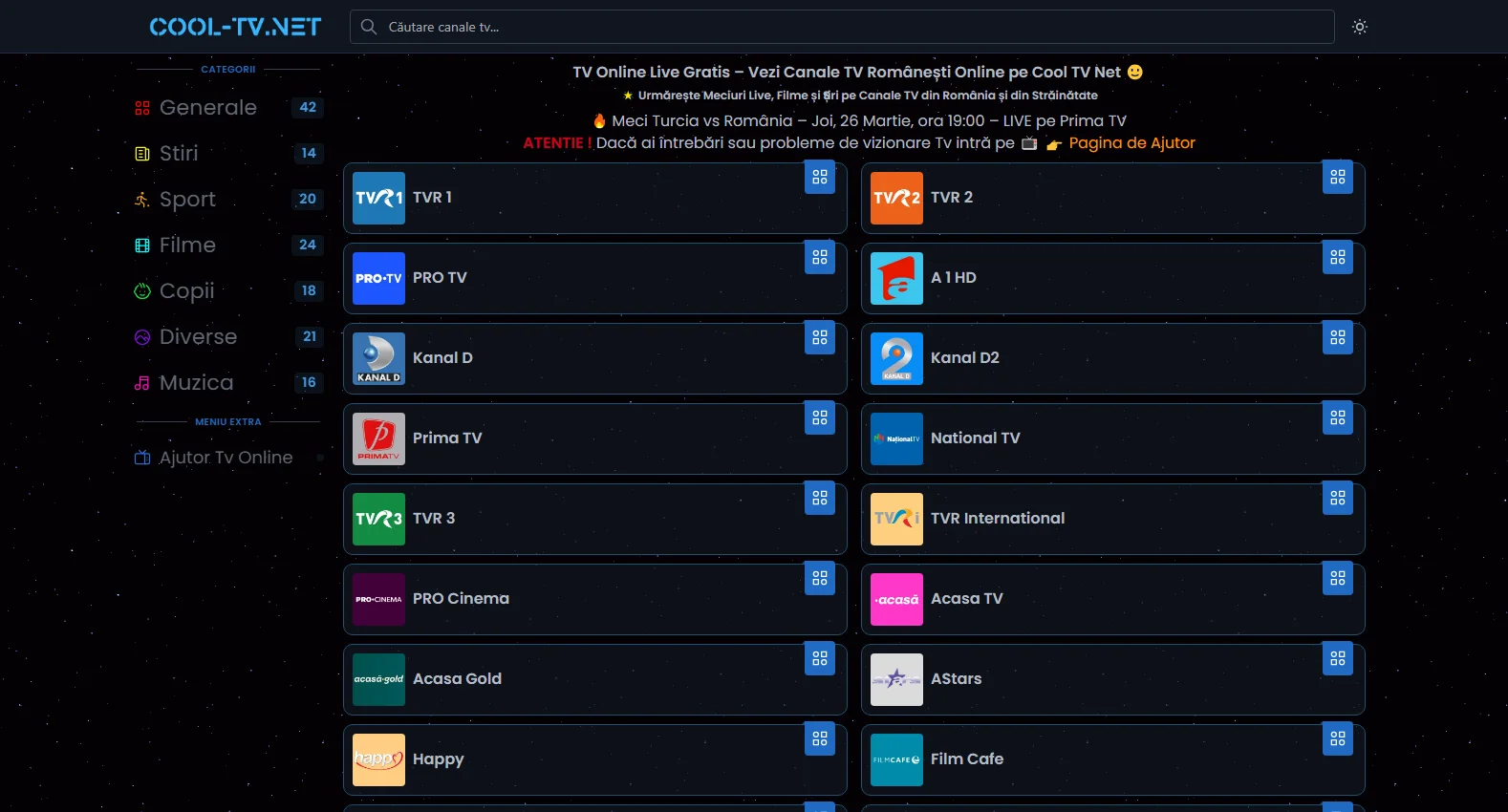 cool-tv.net screenshot