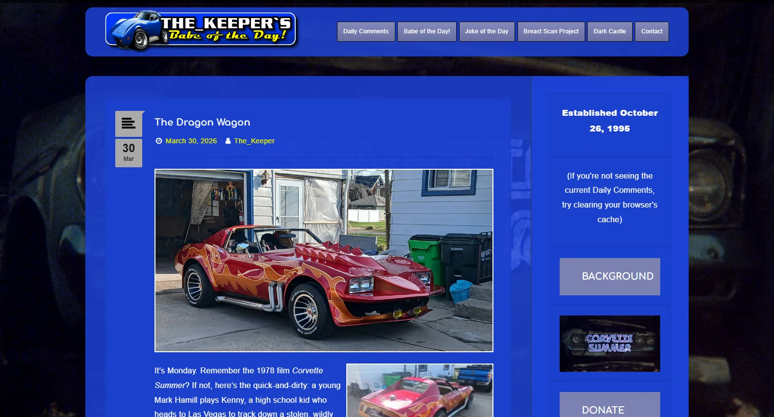 dailykeeper.com screenshot