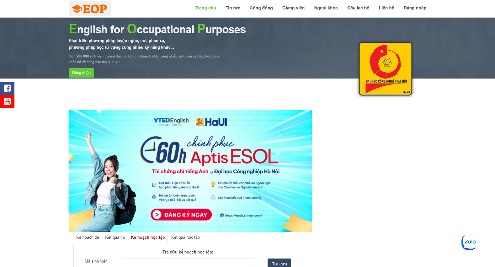 eop.edu.vn screenshot