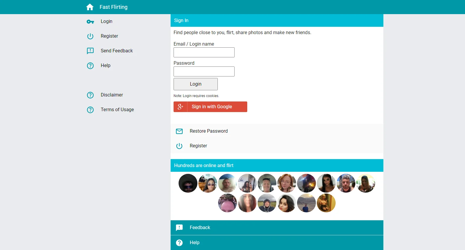 fastflirting.com screenshot