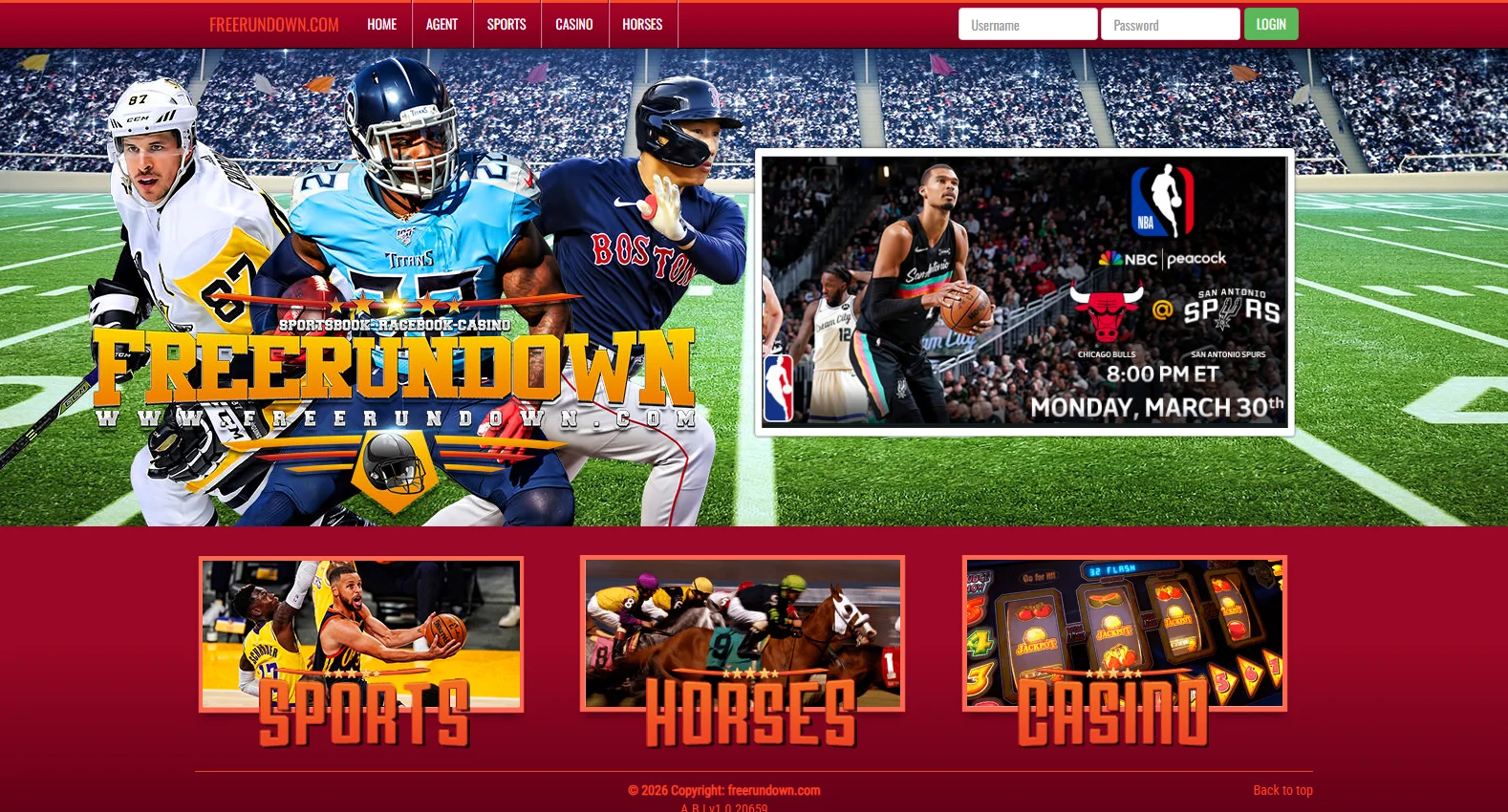 freerundown.com screenshot