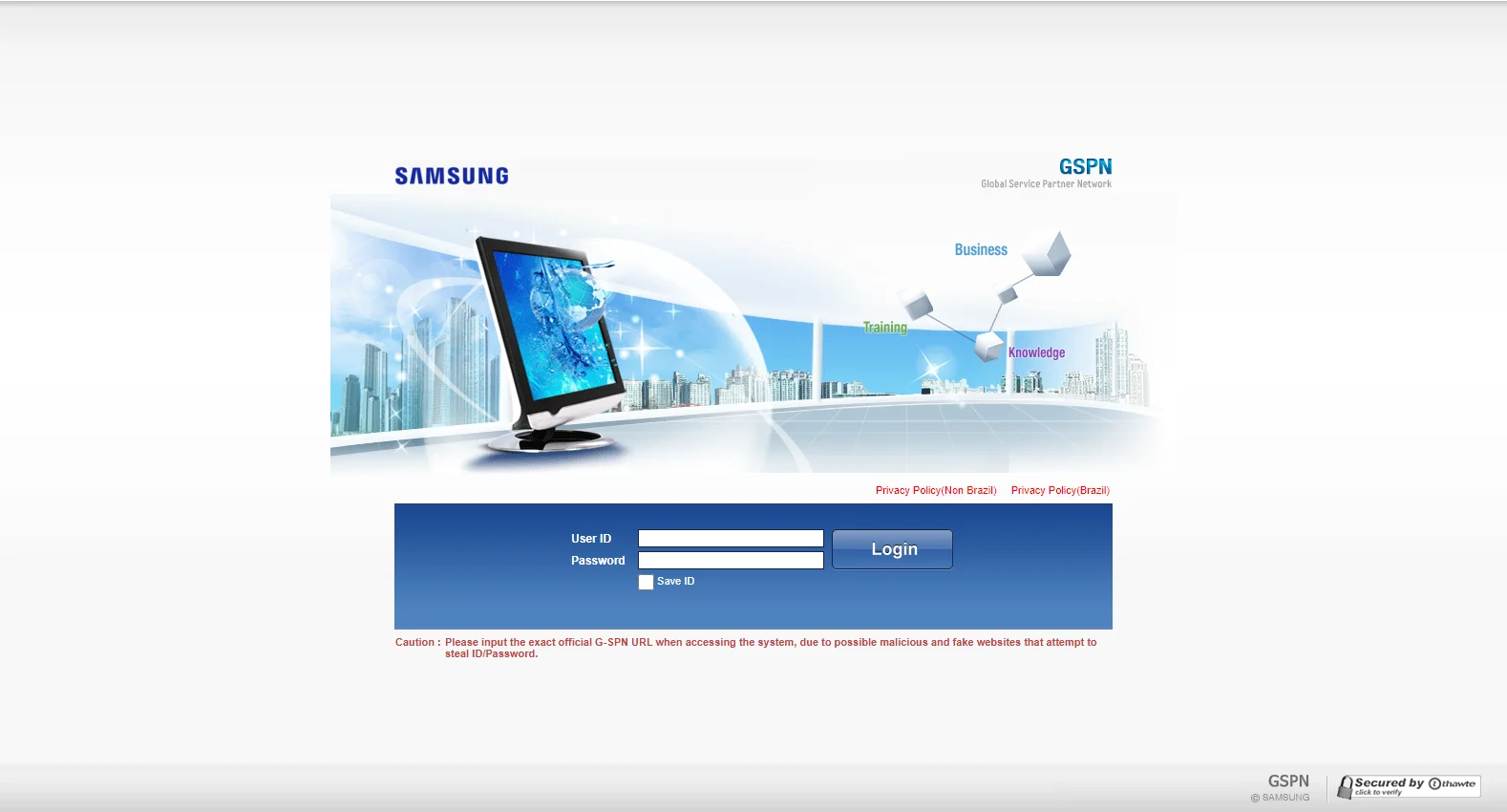 gspn6.samsungcsportal.com screenshot