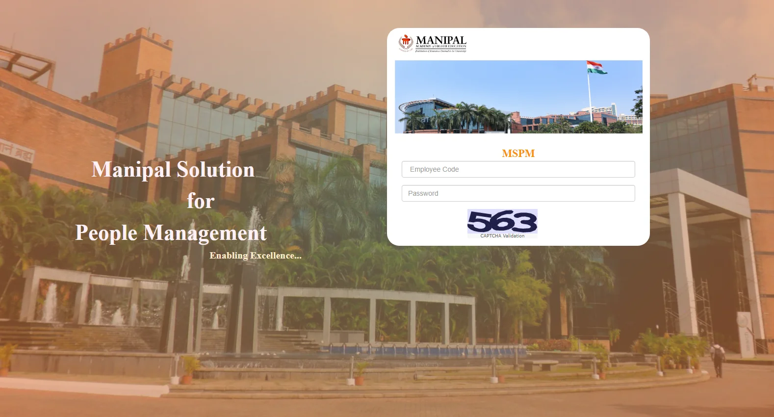 hrd.manipal.edu screenshot