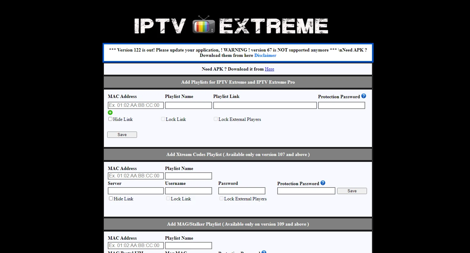 iptvextreme.eu screenshot