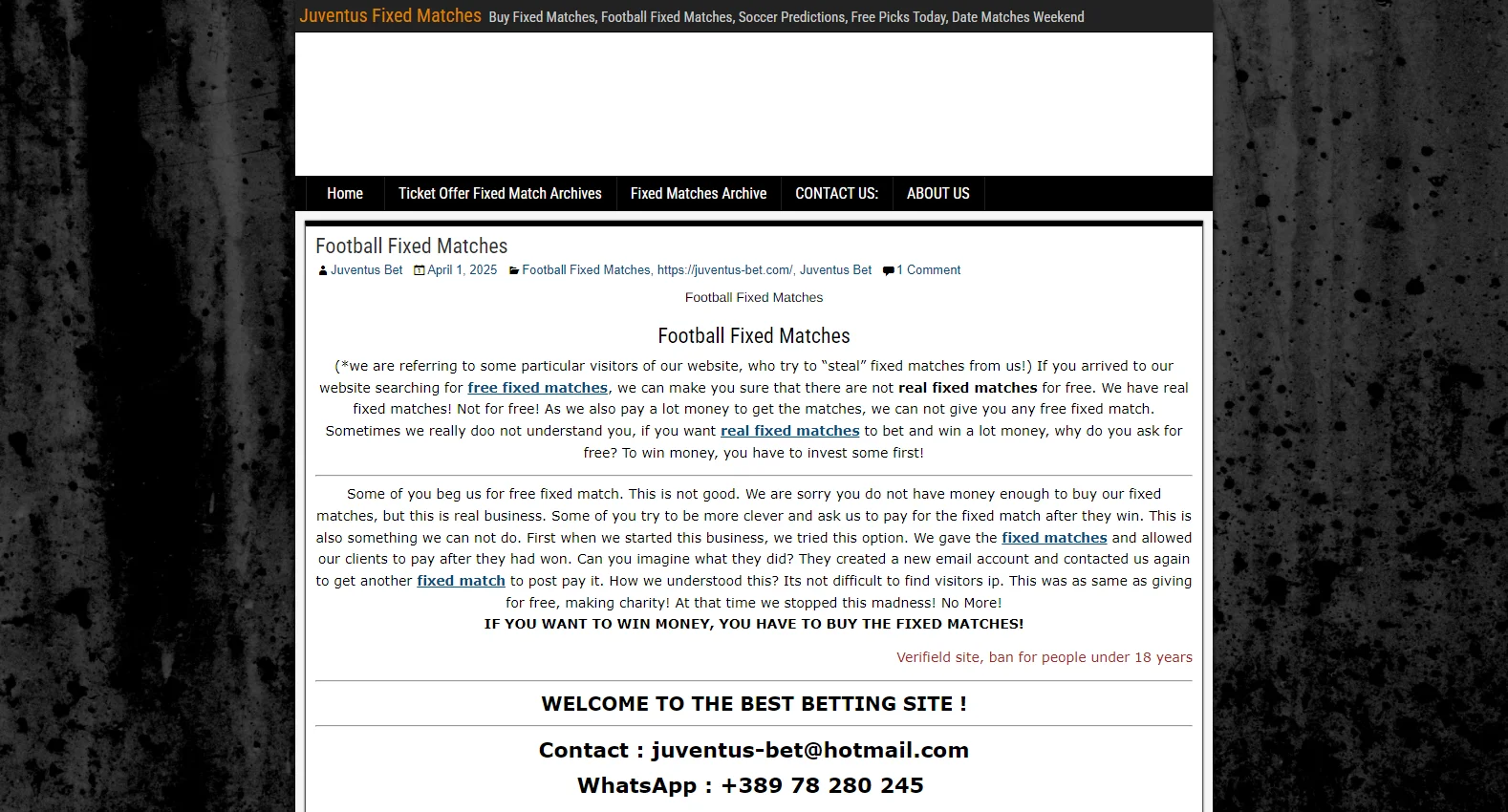 juventus-bet.com screenshot