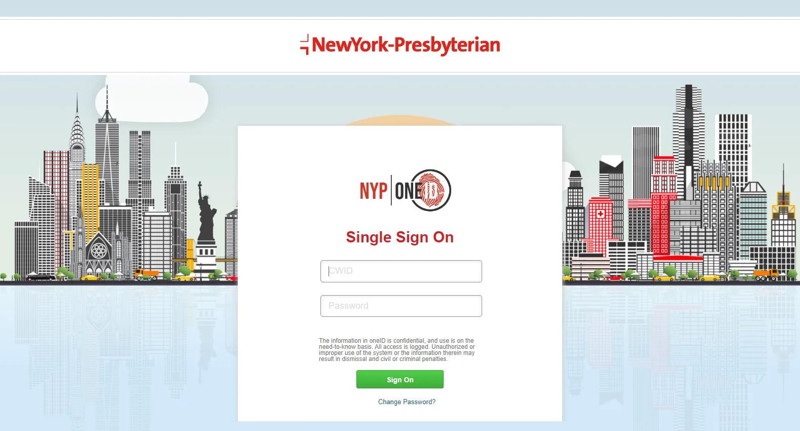 kronosess.nyp.org screenshot