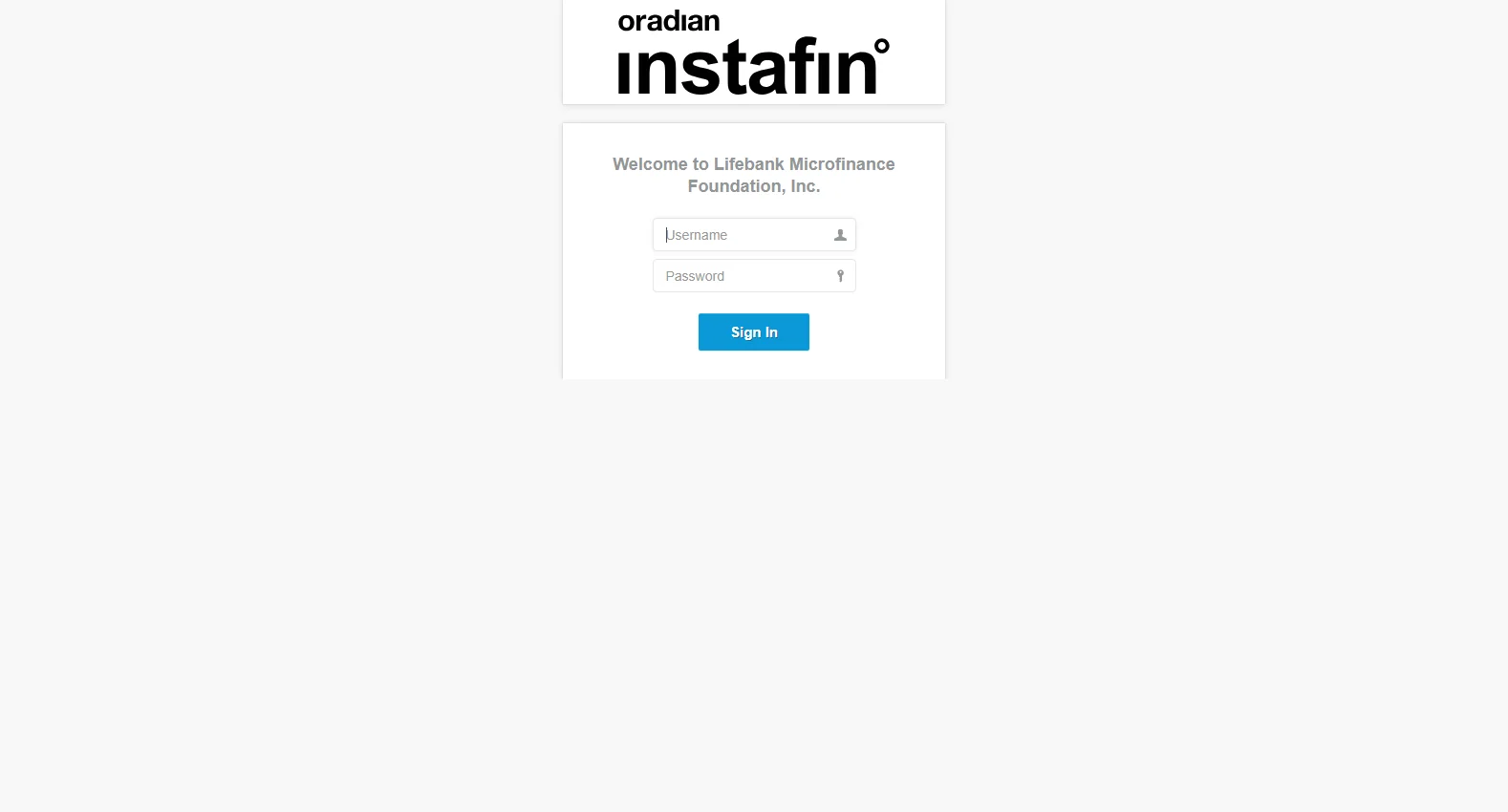 lifebankfoundation.instafin.com screenshot
