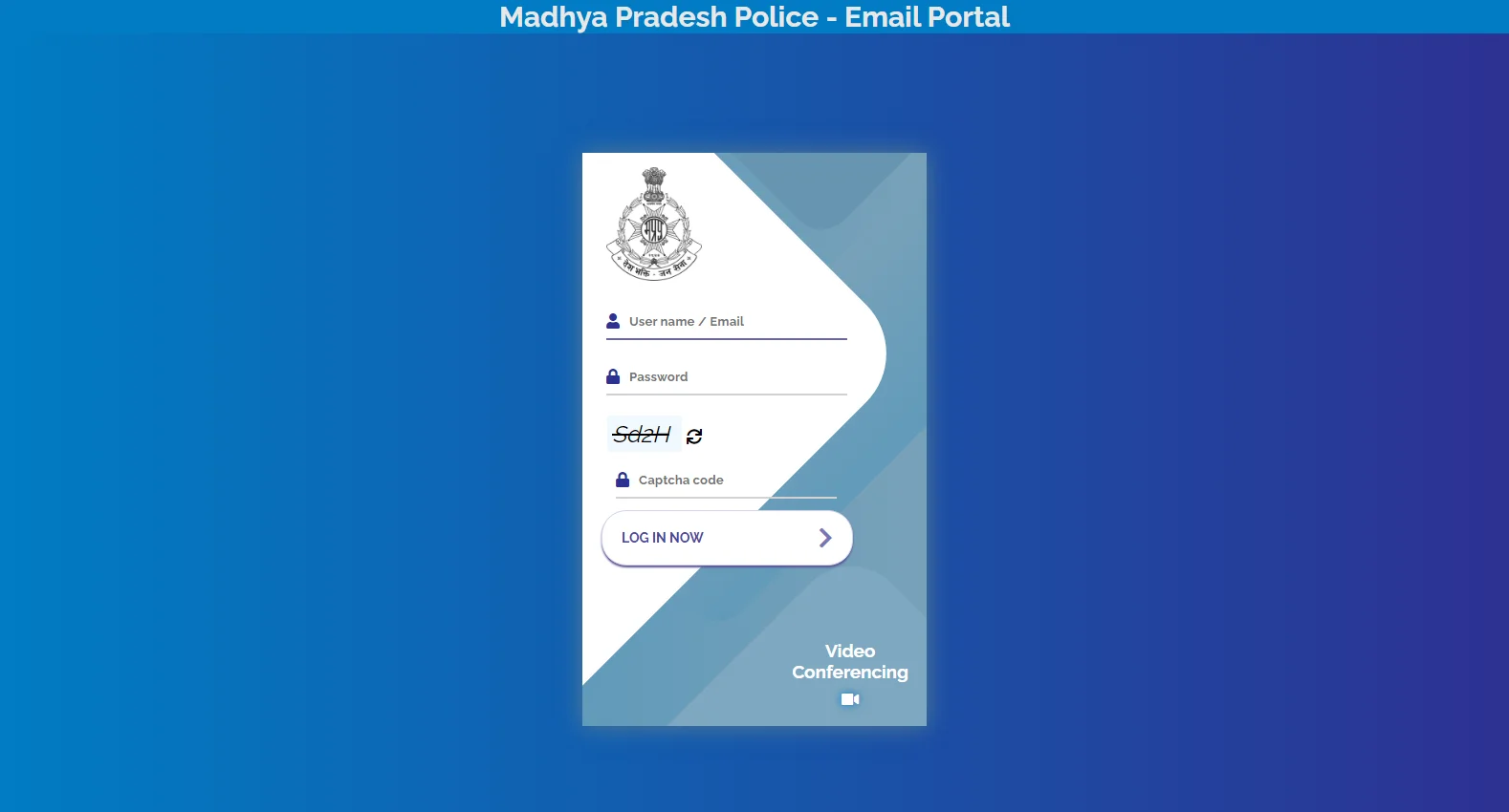 mail.mppolice.gov.in screenshot