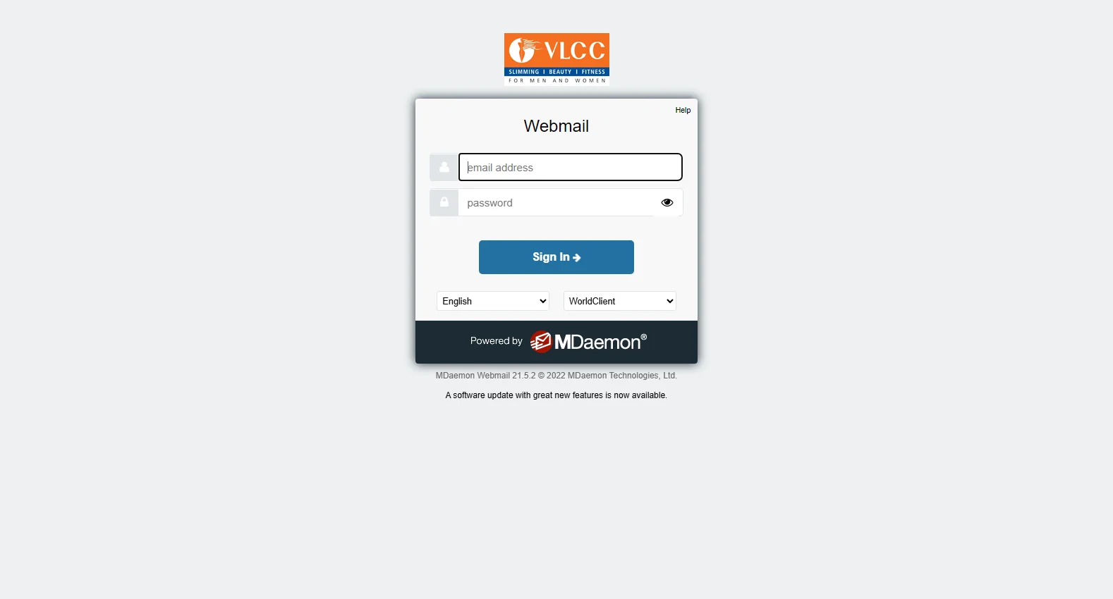 mail.vlccwellness.com screenshot