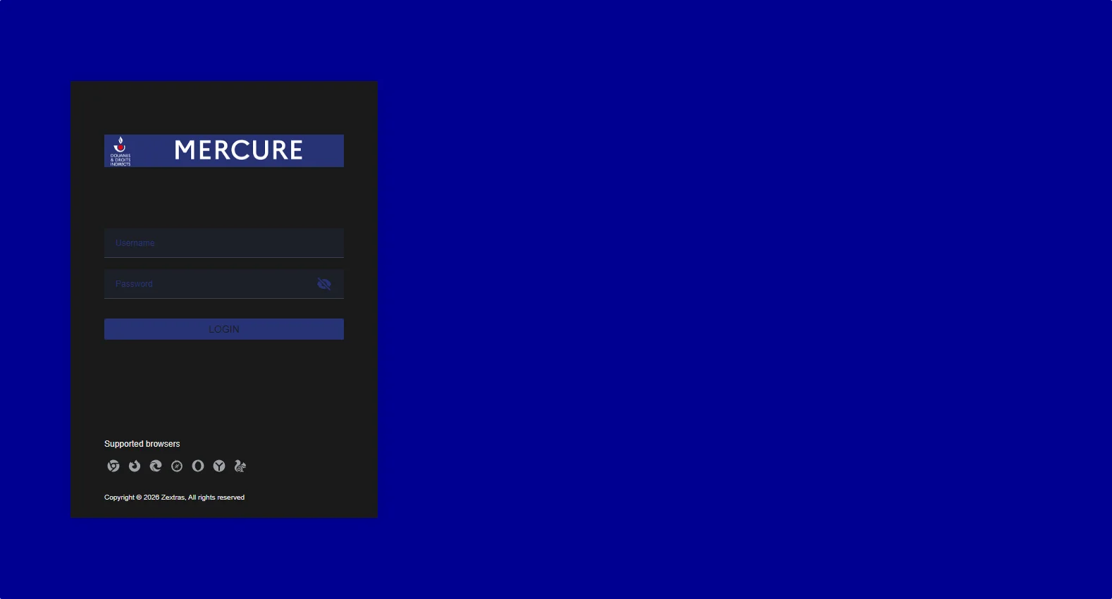 mercure.douane.gouv.fr screenshot