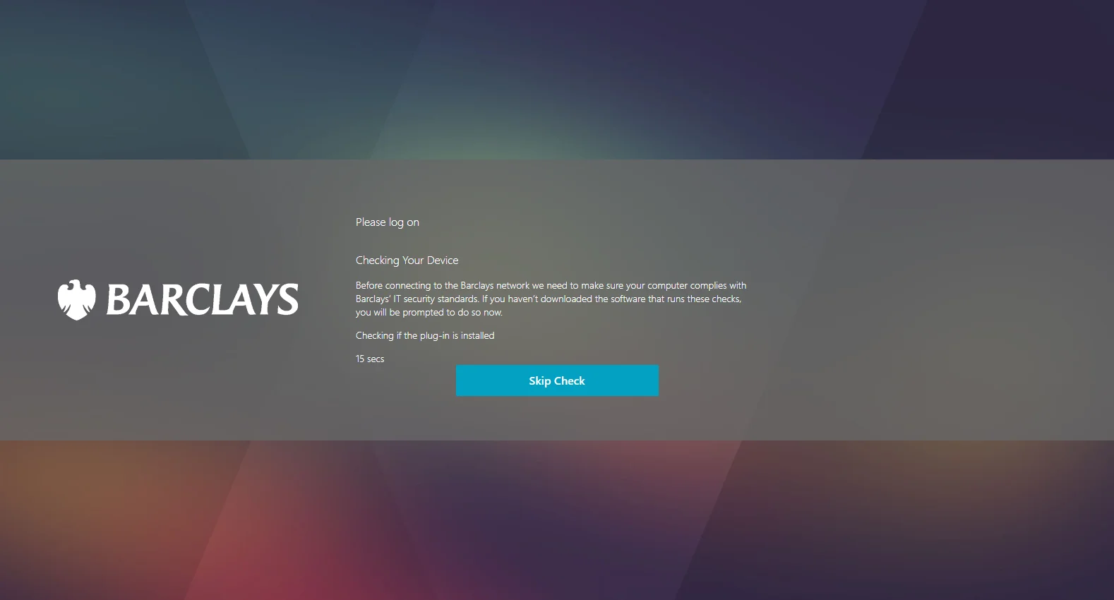 myworkspace.barclays.com screenshot