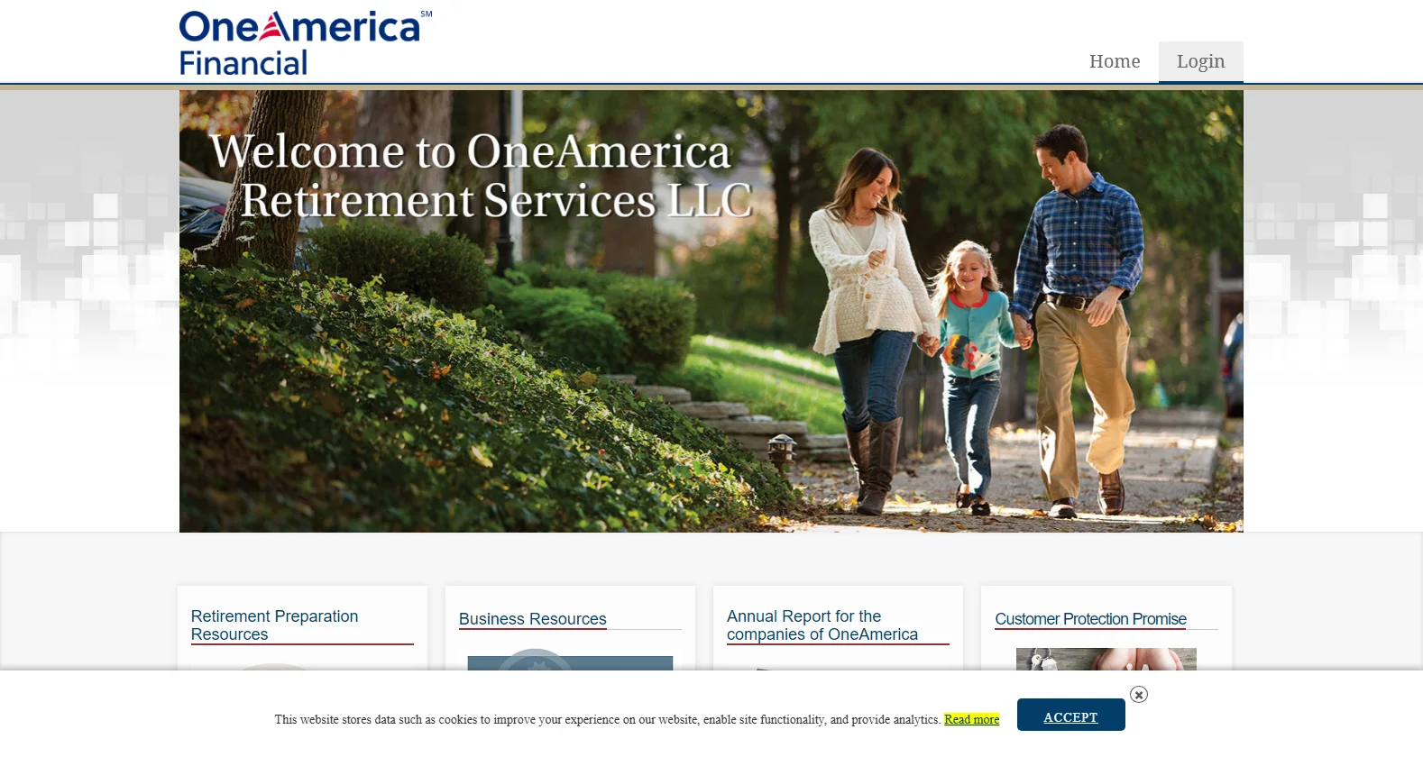 oaretirement.com screenshot
