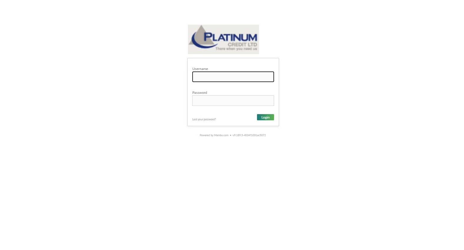 platinumkenya.mambu.com screenshot