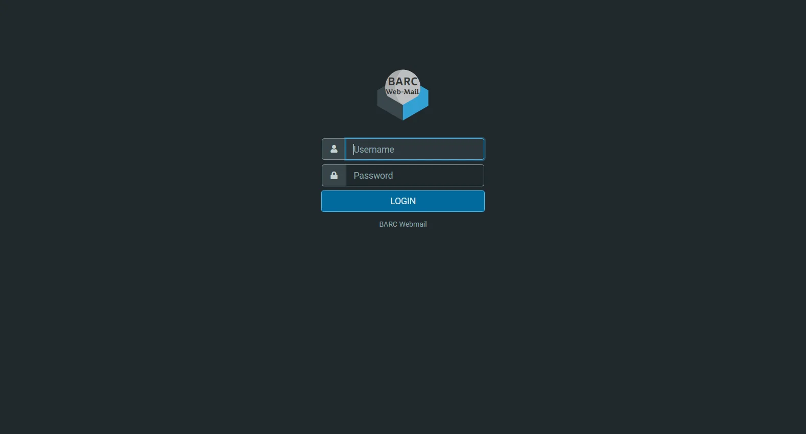 webmail.barc.gov.in screenshot