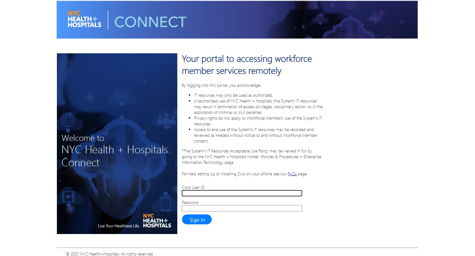 webmail.nychhc.org screenshot