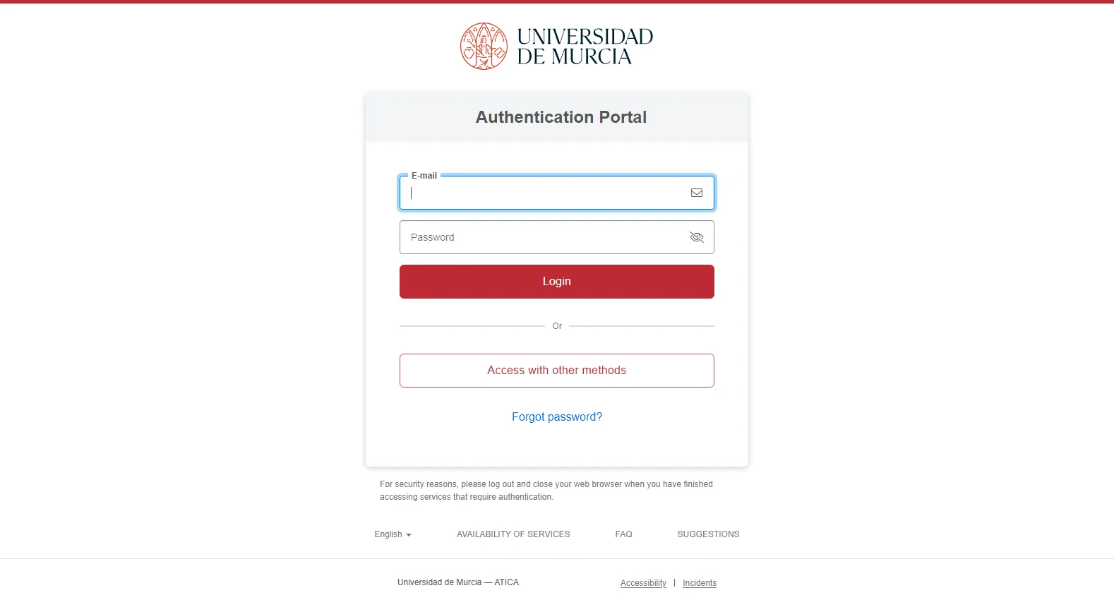 webmail.um.es screenshot