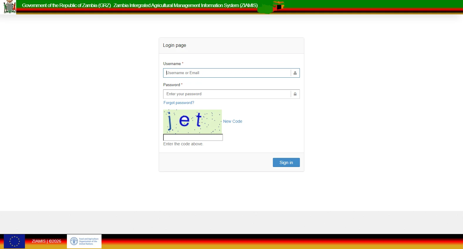 ziamis.grz.gov.zm screenshot